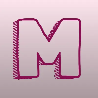 Магнит у дома, сеть супермаркетов, лого-визитка